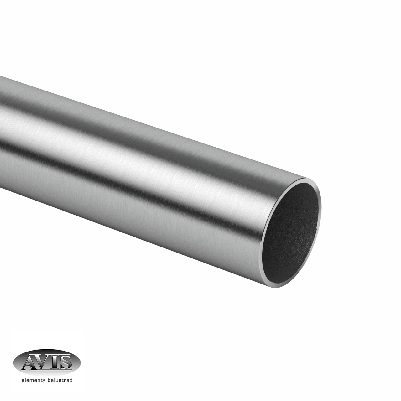 Rúrka Ø42,4 x 2,0 x 1000 mm, nehrdzavejúca oceľ AISI 304, leštená